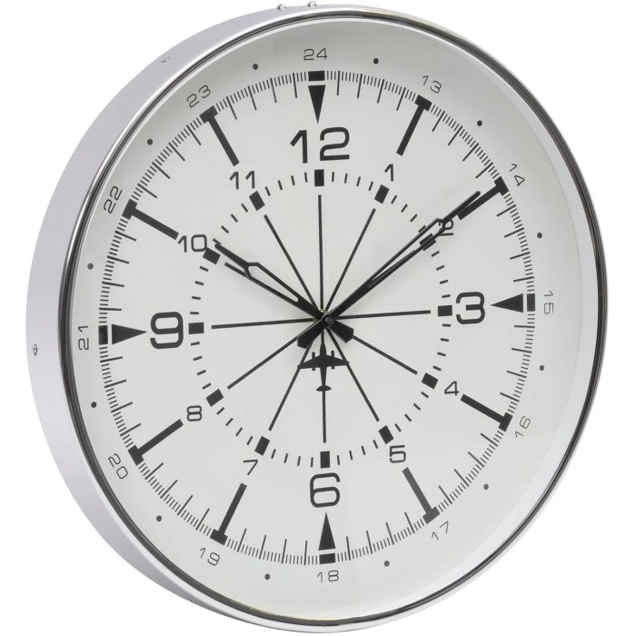Shop Hilden Round Wall Clock - 55 cm | Home Centre UAE
