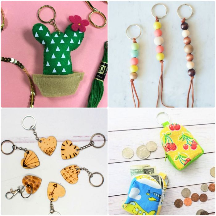 25 Homemade DIY Keychain Ideas: How To Make Keychains